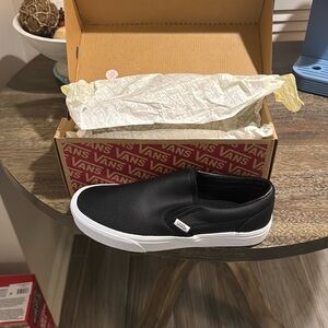 Vans Men's Black Slip-On Shoes